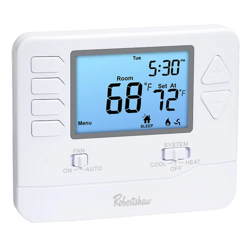 Robertshaw Programmable Single Stage 1H/1C 7 Day Wall Thermostat RS9110