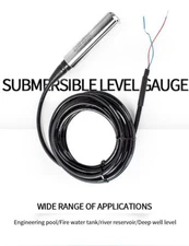 Submersible Water Level Sensors Hydrostatic 1m/2m/3m/4m/5m 0-10v 4-20ma Rs485