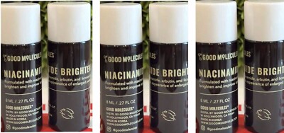 6x Good Molecules Niacinamide Brightening Toner Mini .27oz ea