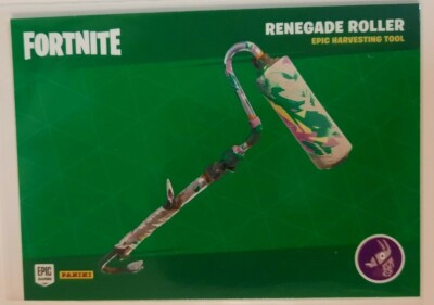 Panini Fortnite Series 2 RENEGADE ROLLER/RESONATOR Epic Tool Card #H31
