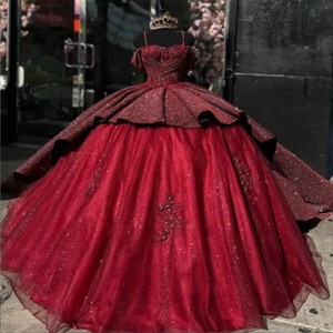 Quinceanera Dress Burgundy | eBay