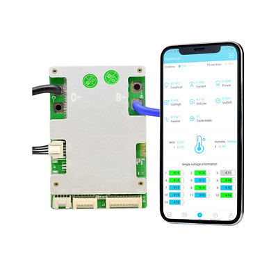 JBD 10S-17S 80A (240A) Intelligentes Smart Bluetooth BMS RS485 Android iOS APP