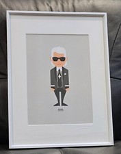 Image Republic Karl Lagerfeld par Le Duo - Framed Art Poster 30x40cm