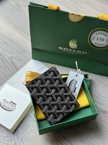 Goyard Saint Marc Wallet Card Holder in Black (Brand New) SHIPS FAST - Picture 1 of 3