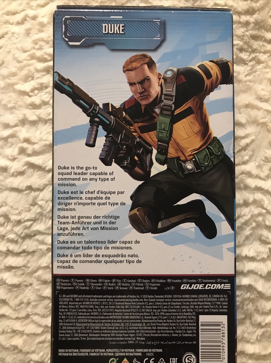 Hasbro GI Joe Duke Squad Leader 9 Inch Action Figure with