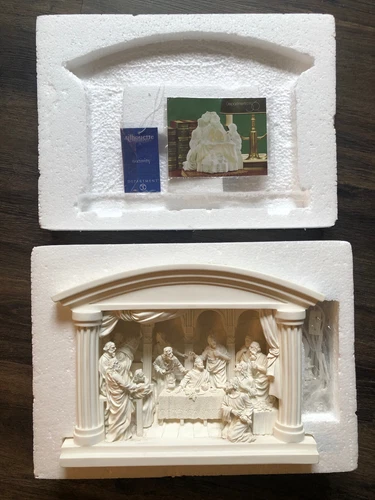 Department 56 Silhouette Treasures The Last Supper Religious Lighted Sculpture