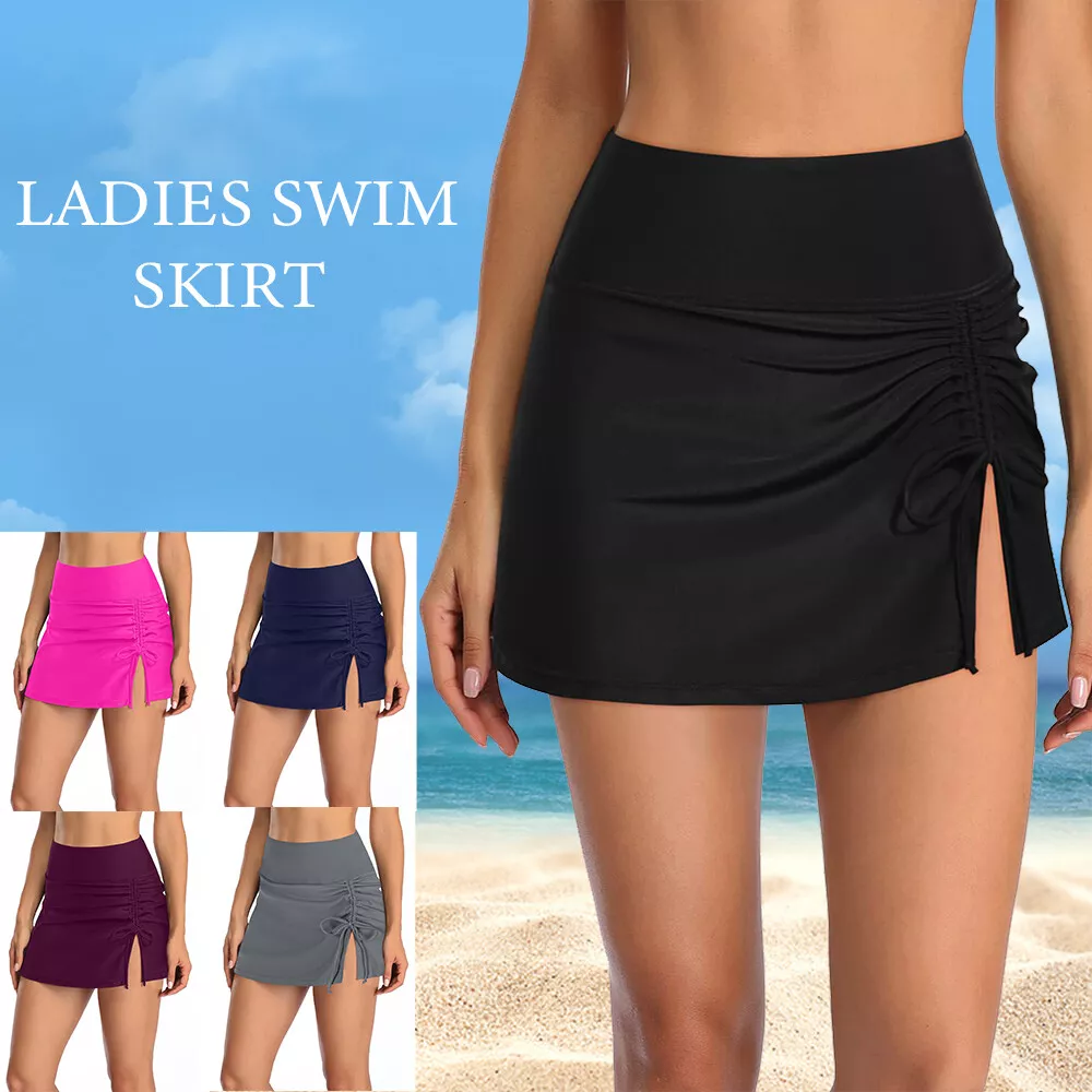 High rise hotsell swim skirt