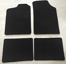 Fußmatten Autoteppiche für Renault Laguna 2 schwarz 2001-2006 Absatzschutz 4tlg.