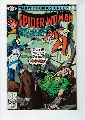 SPIDER-WOMAN # 27 (ENFORCER app. CENTS Issue, JUNE 1980), VF/NM
