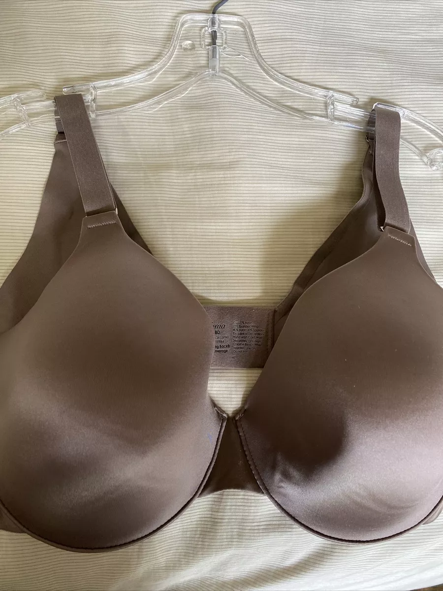 Soma Women’s Vanishing Back Full Coverage Bra Bronze Brown Size 38D