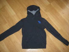 abercrombie Girl's Navy Blue Logo Hoodie Size Small