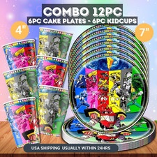 POWER RANGER TABLEWARE plate cup birthday party supplies decoration idea theme