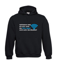 Men's hoodie I hood I have to clean up first... WiFi I sayings I fun I to 5XL