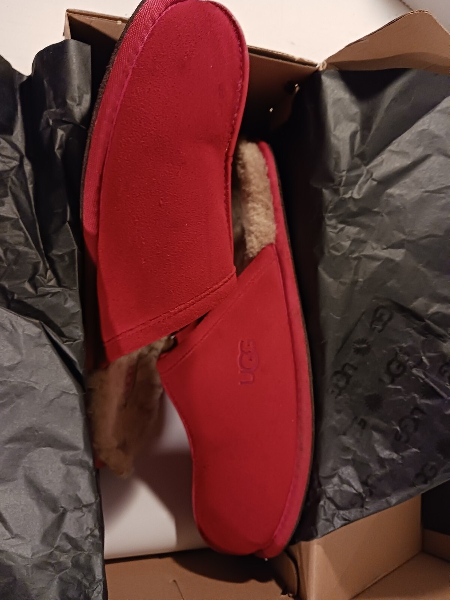 Uggs (men), Size 10, Red UGG Neumel Samba Red Suede Fur Shoes Mens Size 10 -NEW- | eBay main image 2