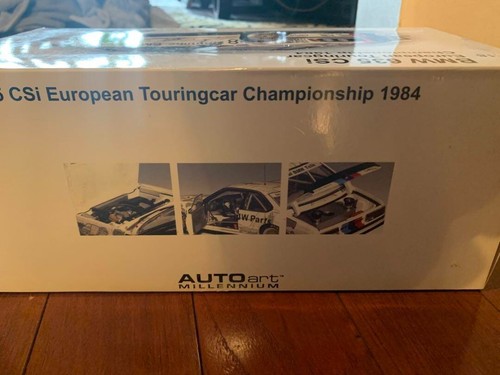 1/18 AUTOart BMW 635 CSi Campeonato Europeo de Turismos 1984 #8 Blanco con Caja - Imagen 4 de 4