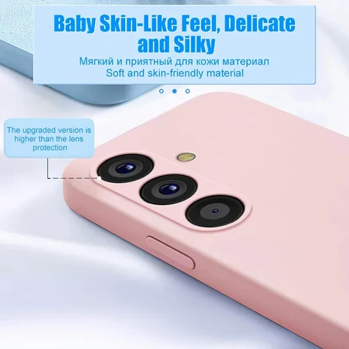 For Samsung S25 Ultra S24 FE S23 A16 A15 A55 A54 Silicone Soft Phone Case Cover - Picture 1 of 17