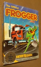 Frogger SierraVision On-Line Systems Atari 400/800 Sierra cassette