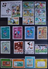 FOOTBALL. SOCCER. 1990-ITALY. FIFA WORLD CHAMPIONSHIP. 112 STAMP. LOT IN GERMANY