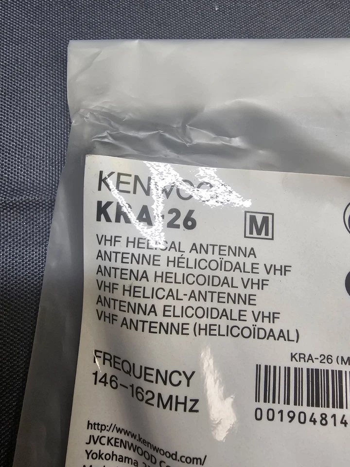 NUEVA ANTENA DE RADIO BIDIRECCIONAL OEM Kenwood KRA-26 VHF 146-162 MHz NX-200 TK-2180 Foto 4 de 4