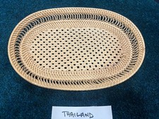 Thailands Hand Woven Rattan Oval Basket
