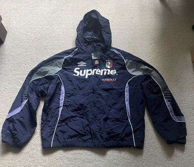 Umbro x Supreme ナイロンジャケット L Supreme x Umbro Blue Windbreaker Jacket Size L | eBay UK
