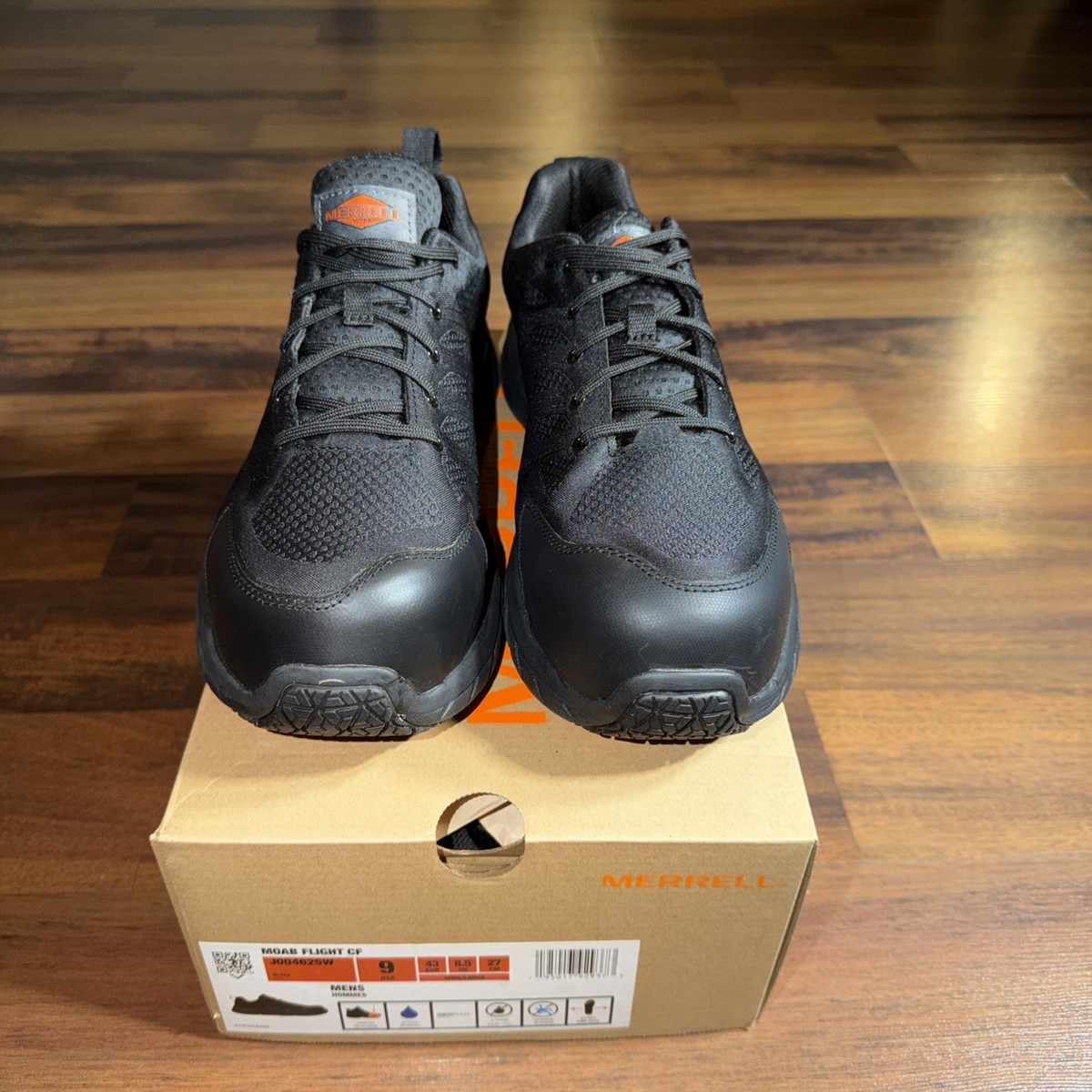 Merrell Mens Moab Flight CF Sneaker Size 7 M Mens Merrell Moab Flight Sneakers In White | Soletrader main image 4