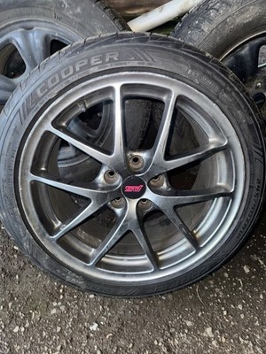 15-17 Subaru Sti Oem BBS Wheel 18x8.5 5x114 245/40zr18 Cooper 15-17 Subaru Sti Oem BBS Wheel 18x8.5 5x114 245/40zr18 Cooper