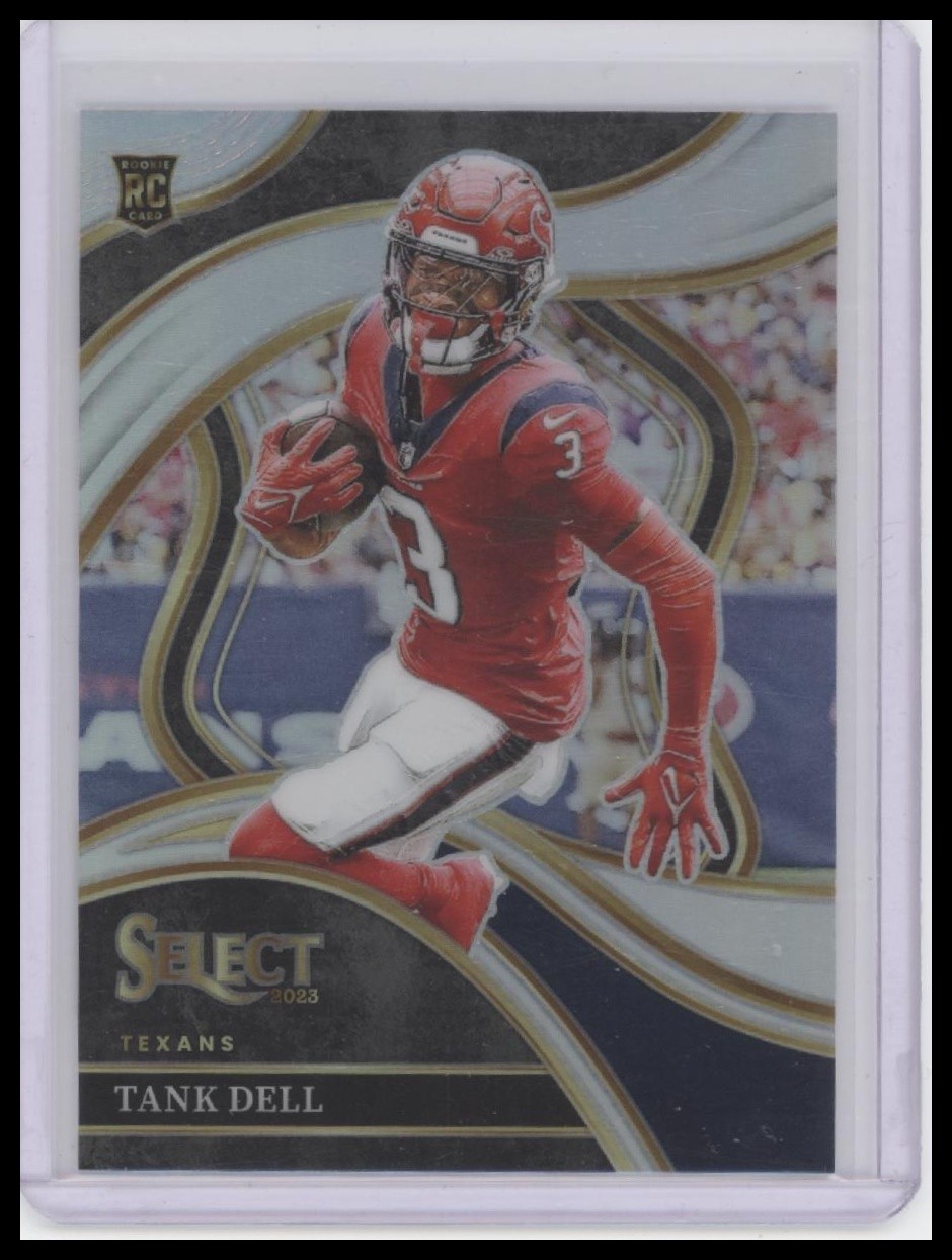 2023 Panini Select #219 Tank Dell Silver Prizms