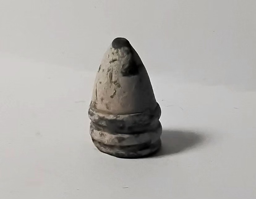 .69 Civil War Relic Carcano Raleigh ball made by the Institute for Deaf & Blind