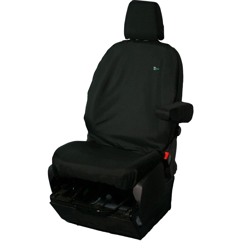 Town & Country Van Seat Cover - Single - Black - Ford Transit 2013 on , - TCSBLK - Image 4