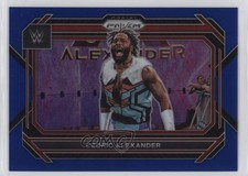 2023 Panini Prizm WWE Blue Prizm 81/199 Cedric Alexander #98 5i3