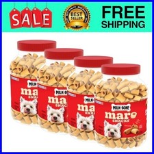  4 pack Milk Bone MaroSnacks Small Dog Treats with Sea Marrow, 40 oz