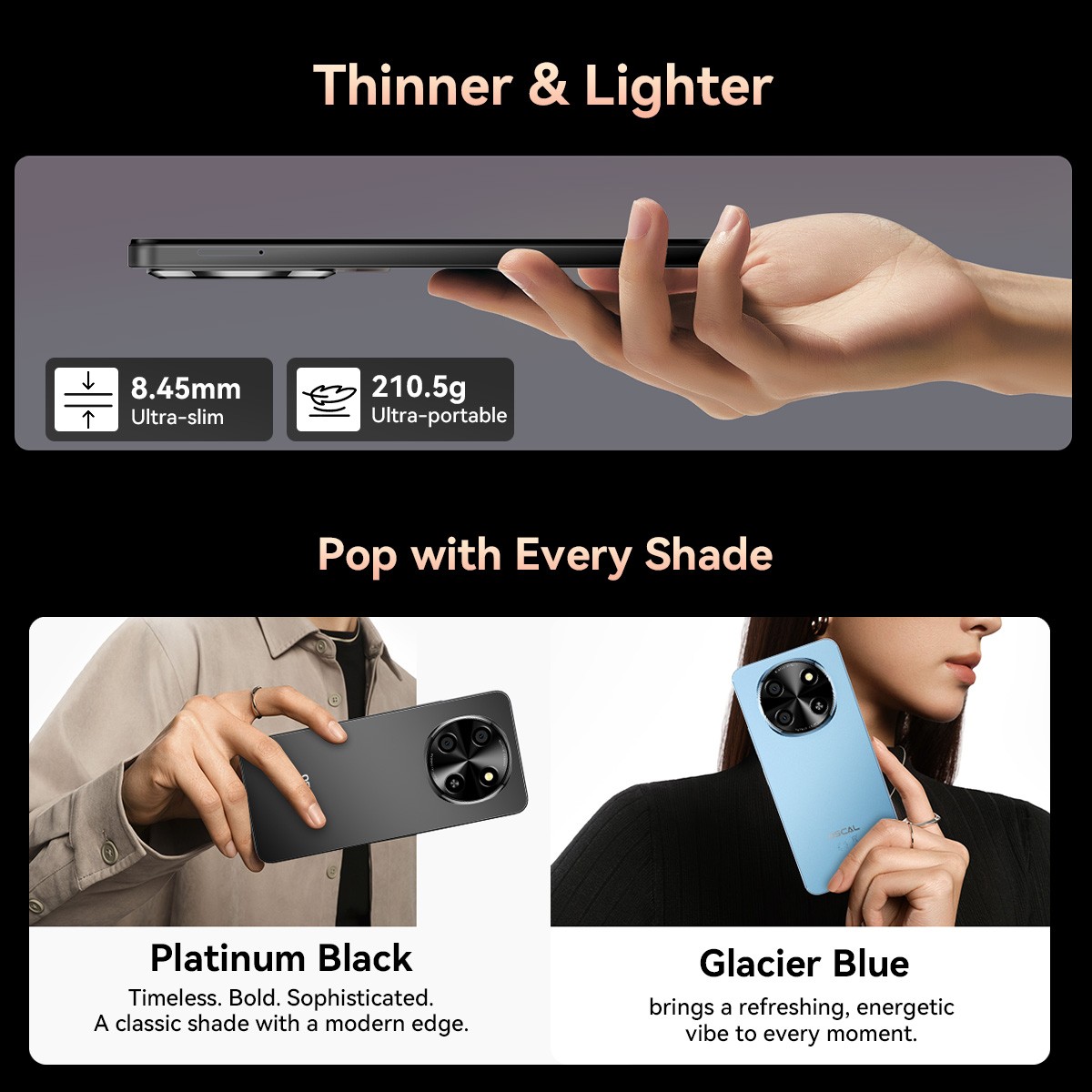 Blackview OSCAL Tiger 8 5G ブラック Blackview OSCAL TIGER 8 5G AI Smartphone 12GB+128GB 6.88