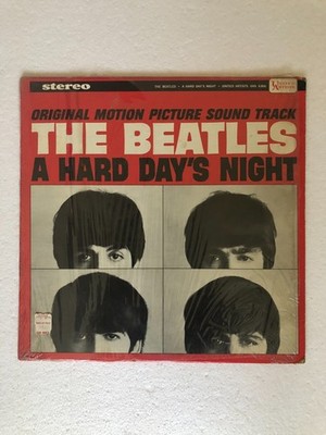 THE BEATLES A Hard Day's Night vinyl LP - 1970 Liberty/UA reissue in shrink VG+