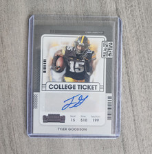 Panini 2022 Chronicles Draft Picks Tyler Goodson Iowa Auto CCT-TGO