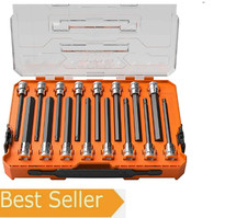 Klein Tools 652216HEXL Long Hex Bit Socket Se...