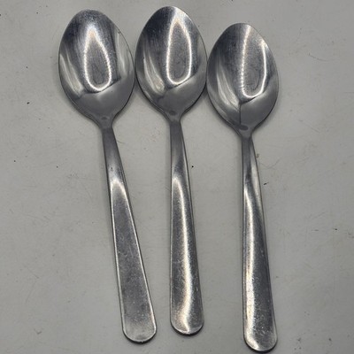 Tramontina Brazil NSF 736 Stainless Teaspoon Flatware Lot Of 4