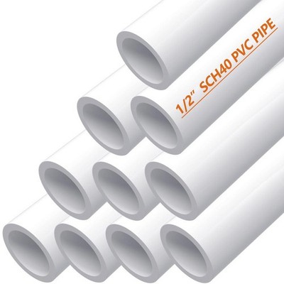 1/2'' PVC Pipe Furniture Grade, DIY Projects, Home, Garden, Greenhouse, 40'' x ...