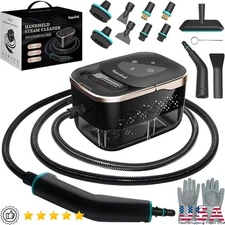 High Pressure Handheld Steam Cleaner Multi-Surface W/ 15 Tools Deep Cleaning New
