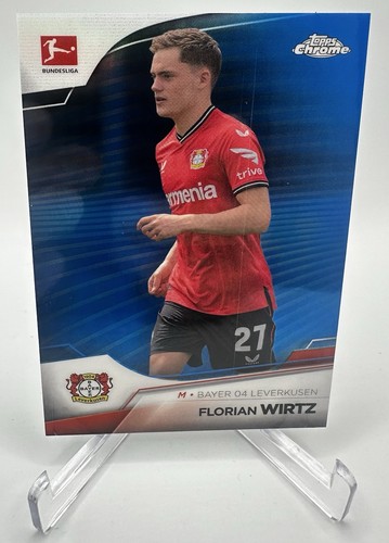 2022-23 Topps Chrome Bundesliga Blue Refractor Florian Wirtz /180