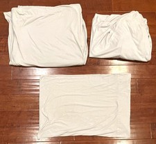 Nautica Home Pale Gray Knit Twin XL Sheet Set Cotton Blend Dorm College
