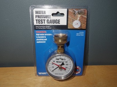 Watts Water Pressure Test Gauge 3/4'' Hose Connection Model IWTG 0950200 - New