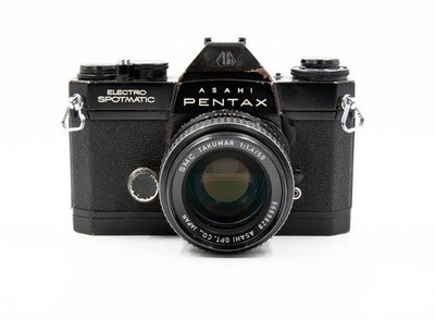Pentax Electro Spotmatic ES Black + SMC Takumar 50mm F1.4 Lens User Condition