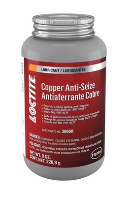 Loctite 38650 Copper Anti-Seize Lubricant Brush Top - 8 oz. 8 Ounce, 