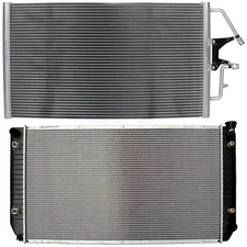 Radiator&AC Condenser Cooling Kit For Chevy/GMC C2500 C3500 K2500 K3500 V8 7.4L