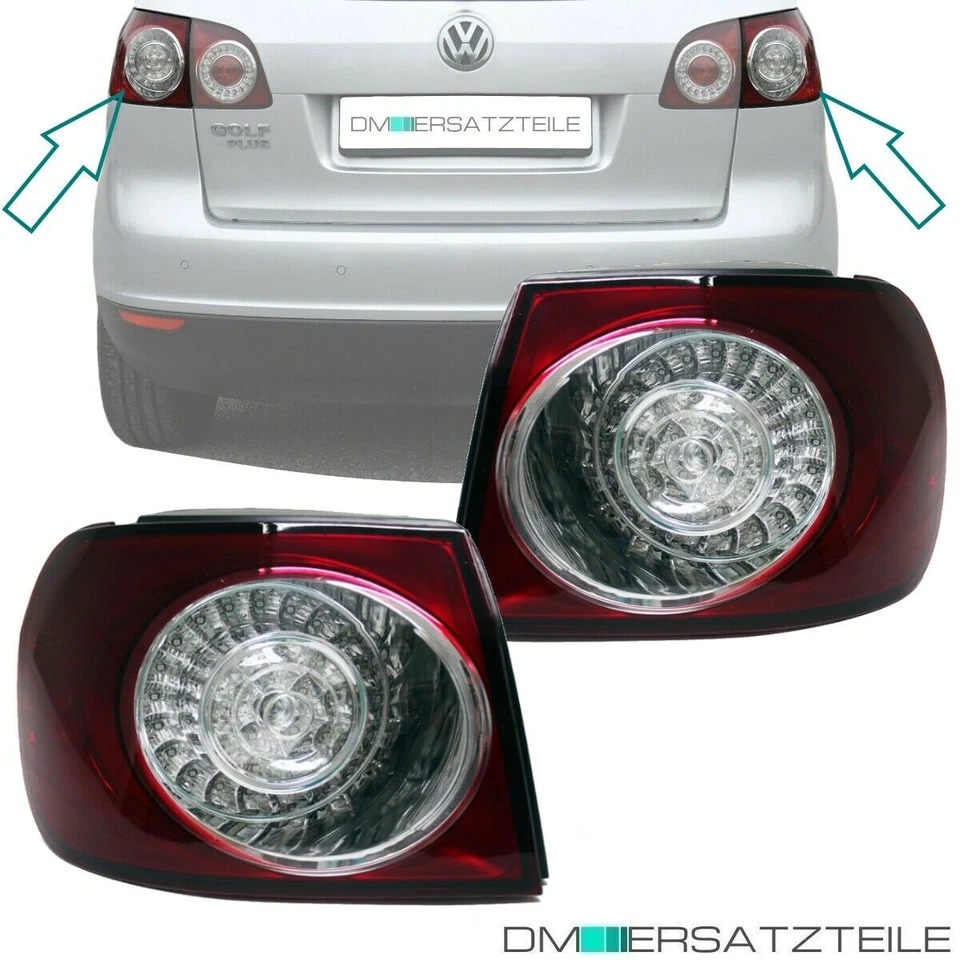 LED Heckleuchten Rückleuchten Rücklicht Außen SET passt für VW Golf 5 PLUS - Bild 2 von 4
