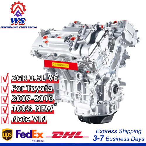 2GR Long block engine Assy For Toyota Camry Sienna Lexus ES350 3.5L V6 ...