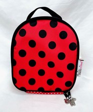 American Girl Wellie Wishers Red Black Ladybug Lunch Box Tote