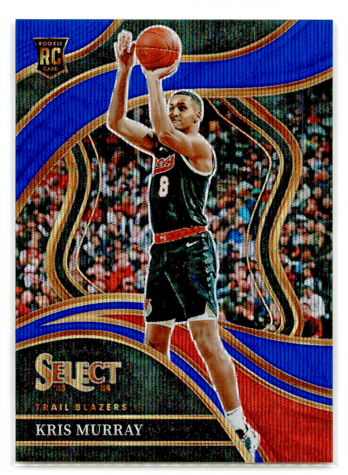 2023-24 Panini Select Kris Murray Rookie Courtside Blue Wave 75/75 #277
