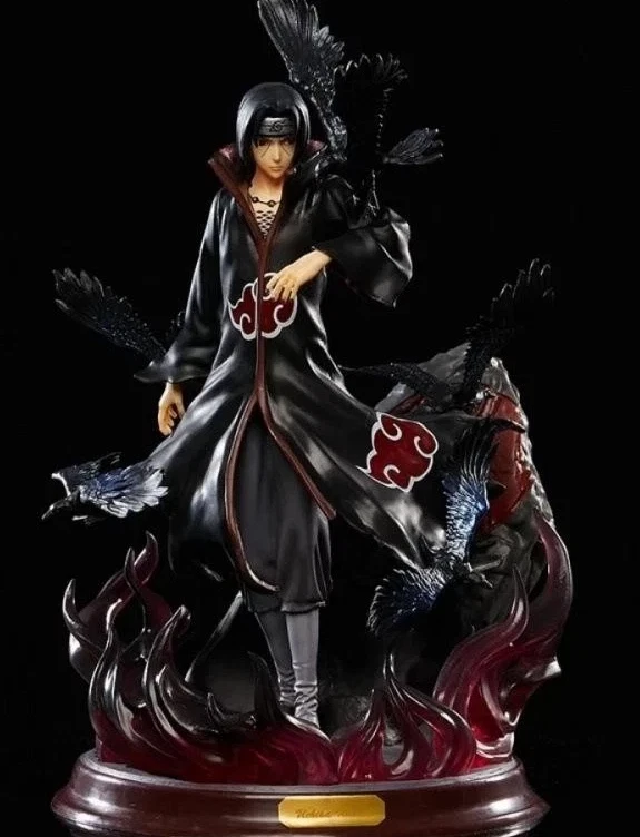 Itachi Uchiha Model Statue Action Figure Figurine Naruto Akatsuki 28cm - Image 2 of 4